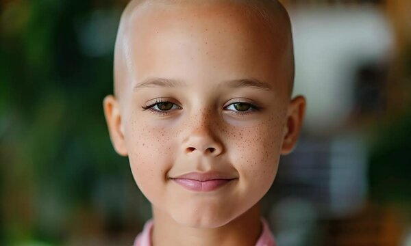 Girl Undergoing Cancer Treatment