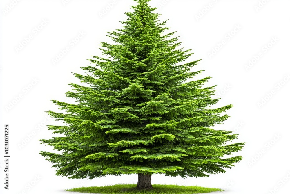 Poster tree isolated on a white background, tropical trees isolated on a white background for use in advert