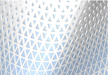 Abstract architecture building 3d illustration	