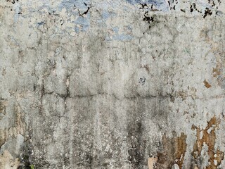 Texture of old concrete wall.Concrete wall of light grey color cement texture background.Grey pastel rough crack cement texture stone concrete,rock plastered stucco wall; painted flat fade background.