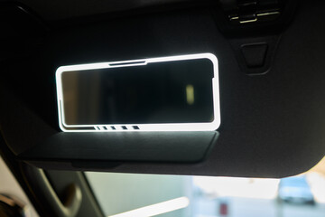 Introducing a Stylish Car Sun Visor with an Illuminated Mirror for chic design and functionality