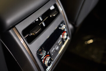 Fototapeta premium A close up of a car s rear air conditioning system