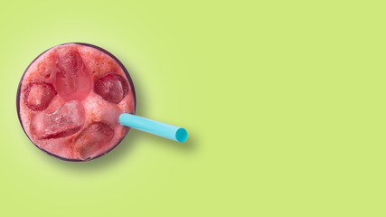 Strawberry Juice Mockup Background