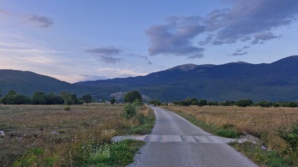 road in the mountains