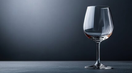 Elegant Glass With Shadow and Light Contrast