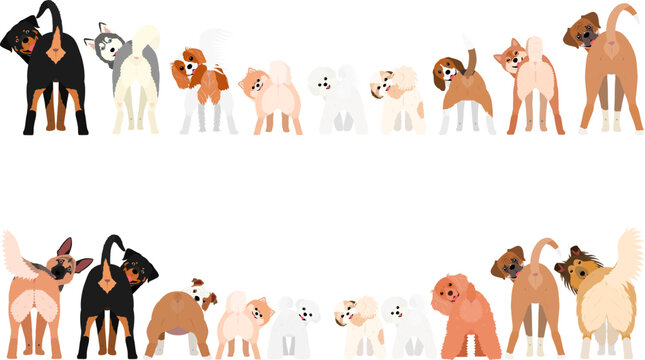 dogs row and group bundle