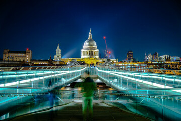 St Pauls from the foot bridge