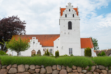 Church of town of Ringe on Fyn in Denmark