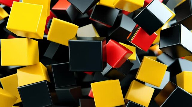 abstract background made of cubes