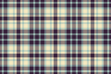 Cool textile texture vector, gingham background check seamless. Dining plaid tartan fabric pattern in dark and pastel colors.