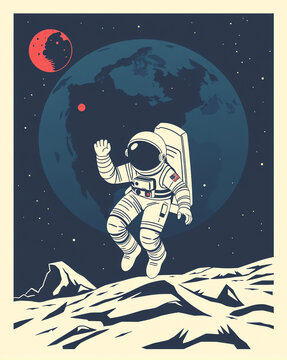 ASTRONAUT ON THE MOON 見出し 限定版 