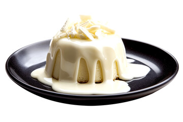 Chocolate Lava Cake with White Chocolate Drizzle