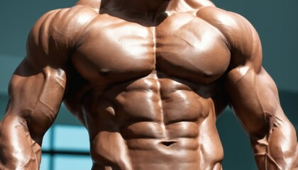 Fototapeta premium male torso isolated