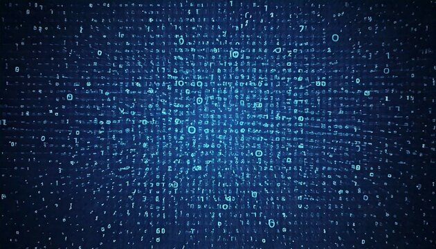 blue binary code