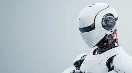 Modern Robot with Advanced Technology Features