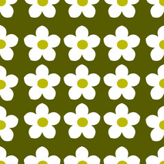 seamless pattern with flowers
