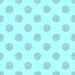 seamless pattern with snowflakes