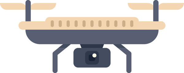 Camera drone hovers in place, ready to capture aerial footage