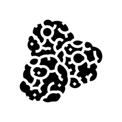 popcorn balls snack food glyph icon vector. popcorn balls snack food sign. isolated symbol illustration