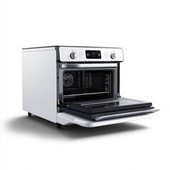 Obraz premium Modern Oven with White Background