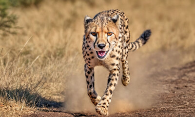 cheetah in serengeti national park city