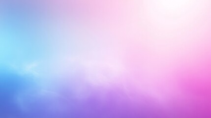 Soft gradient background blending blue and pink hues, creating a dreamy and calming atmosphere.
