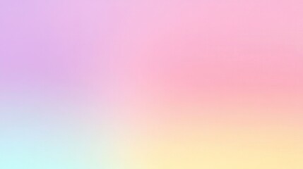 Pastel gradient blending yellow, pink, and purple hues creates a serene and dreamy background.