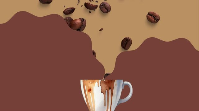 cup of coffee with chocolate