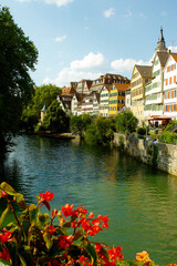 at the Neckar of Tübingen