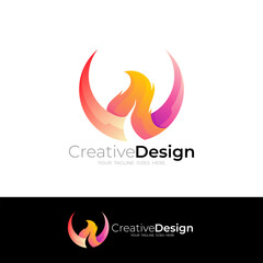 a burning fire icon, a danger logo symbolized by fire