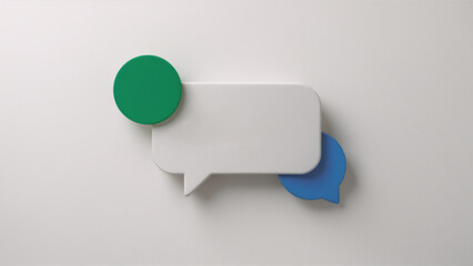 speech bubble 3d