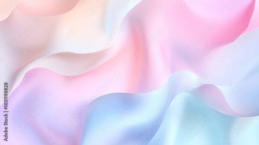 Aufkleber a soft and beautiful background featuring pastel color gradients with a smooth blend, ideal for cont