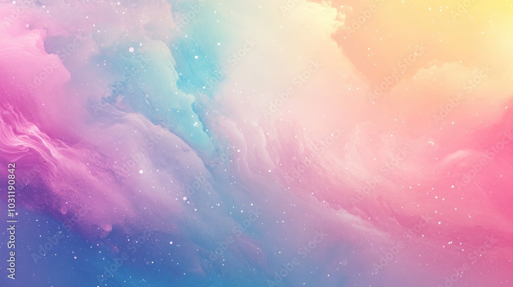 Aufkleber a soft and beautiful background featuring pastel color gradients with a smooth blend, ideal for cont