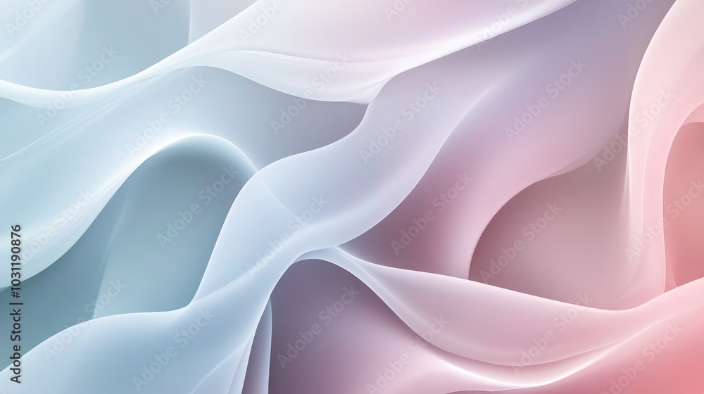 Aufkleber a soothing abstract background with soft pastels and smooth transitions, designed to be easy on the 