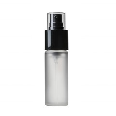 A sleek and modern frosted spray bottle, perfect for perfume or cosmetics. Ideal for travel or everyday use, combining style and functionality.