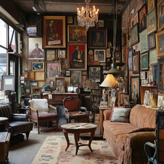 Antique shop with an eclectic collection of rare vintage finds