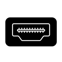 HDMI Port Icon, Monitor, connector