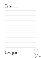 letter template for a dear person