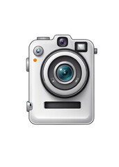 Fototapeta premium camera icon for social media design needs no background, generative ai