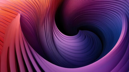Abstract Swirling Gradient in Vibrant Colors