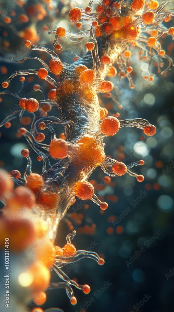 Poster animated sequence demonstrating biological process