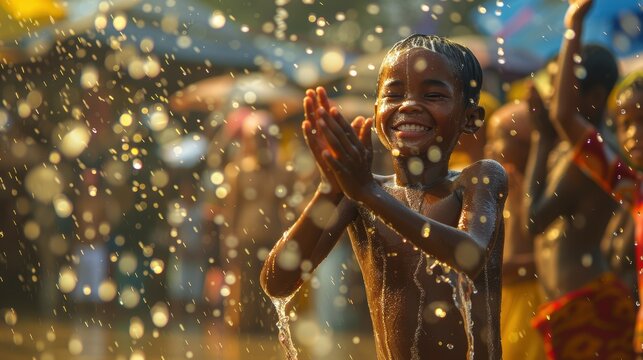 Joyful Celebration of Myanmar's Thingyan Water Festival
