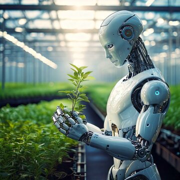  Tecnologia e Natureza: Rob&ocirc; Cuida de Planta 