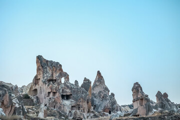Naklejka premium mountain rock structure