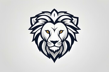 Majestic Lion Head Symbolizing Power and Courage