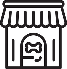 Dog icon symbol vector image illustration
