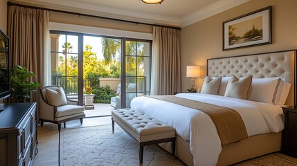 Beautiful Luxury Apartment Room Housing a Nice Large Queen bed