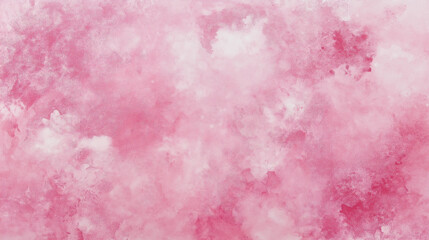 Fototapeta premium a close-up, top-down view of a soft pink watercolor wash applied gently on textured paper