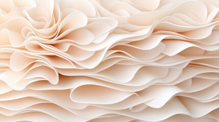 Obraz premium Soft, layered textures resembling petals or fabric folds.