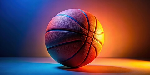 Vibrant background featuring a basketball ball , sport, vibrant, colors, basketball, ball, texture, pattern, playful
